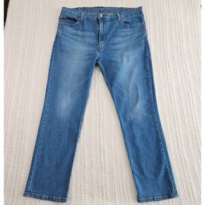 Levi's 511 Jeans Men's 40x30 Light Wash Straight Leg Stretch Classic Denim EUC